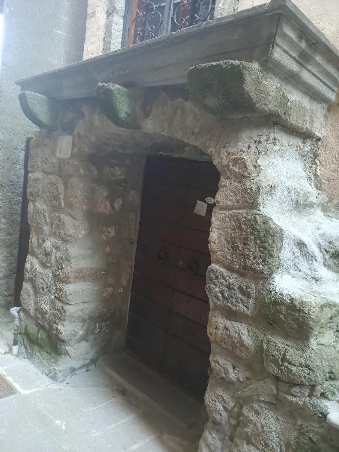 Villa Casa Nella Roccia Bomarzo Exterior foto
